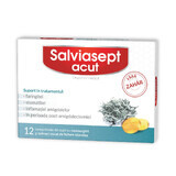 Salviasept ACUTE, suikervrij, 12 tabletten, Zdrovit