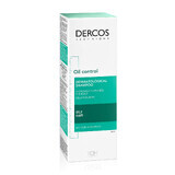Vichy Dercos Shampooing séborégulateur pour cheveux gras, 200 ml