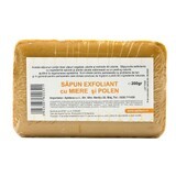 Sapun exfoliant cu miere si polen, 200 g, Apidava