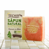 Savon naturel à la poudre de chou frisé et à la boue, 120 g, Techir 