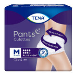 Mutandine Pannolini Pants Plus Night M, 12 pezzi, Tena