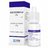 Ser efedrinat picături nazale 1%, 10 ml, Tis Farmaceutic