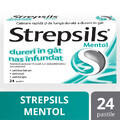 Strepsils Menthol, 24 tablets, Reckitt Benckiser Healthcare