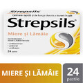 Strepsils honing en citroen, 24 tabletten, Reckitt Benckiser Healthcare