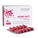 Biotrade Acne Out Voedingssupplement voor de vette acnegevoelige huid, 30 capsules