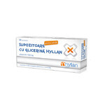 Glycerine zetpillen 2500 mg voor volwassenen, 12 stuks, Hyllan