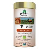 Tulsi Masala Chai, Ontspannend en Regenererend, 100g, Biologisch India