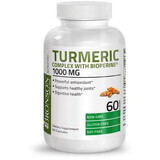 Kurkuma 1000 mg met Bioperine 5 mg, 60 capsules, Bronson Laboratories