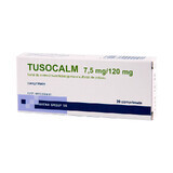 Tusocalm 7,5 mg/120 mg, 20 comprimés, Groupe Arena