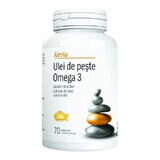 Omega 3 visolie, 70 capsules, Alevia