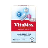 VitaMax Magnésium 3en1, 30 comprimés, Perrigo