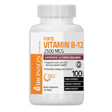 Vitamine B-12 2500 mcg Energieshot, 100 tabletten, Bronson Laboratories