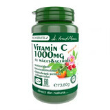 Vitamine C 1000mg avec macis et acérola avec orange, 60 comprimés, Pro Natura