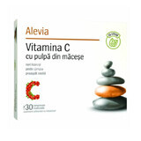Vitamine C met macese pulp en stevia, 30 tabletten, Alevia