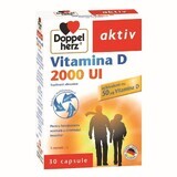 Vitamine D 2000 IE Aktiv, 30 capsules, Doppelherz
