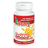 Vitamine D-5000, 30 capsules, Adams Vision