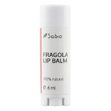 Balsam de buze cu fragi, 6 ml, Sabio