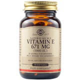 Vitamine E 671 mg 1000 IE, 50 capsules, Solgar