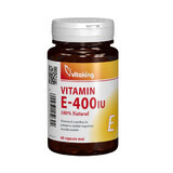 Vitamine E naturelle 400 UI, 60 gélules, VitaKing