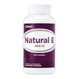 Vitamine E naturelle 400 UI avec sélénium (077967), 90 capsules, GNC