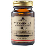 Vitamine K1 100 mcg, 100 tabletten, Solgar