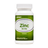 Zinc Chelat 50 mg (253920), 100 comprimés, GNC