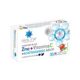 Zinc avec vitamine C et acide hyaluronique, 30 comprimés à sucer, Helcor