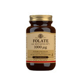 Foliumzuur foliumzuur 1000 ug, 60 tabletten, Solgar