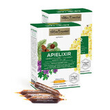 APIELIXIR santé respiratoire Abeille des Carpates, 20 + 10 ampoules x 10 ml, Apicola