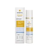 Crema per pelli sensibili con protezione solare SPF50 Urban 365 Repaskin, 50 ml, Sesderma