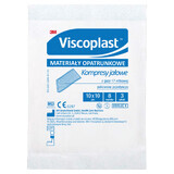 Viscoplast, steriele gaaskompressen, 17-draads, 8-laags, 10 cm x 10 cm, 3 stuks