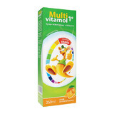 Multivitamol 1+, sirop de vitamine cu fier pentru copii de la 1 an, aromă de portocale, 250 ml