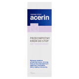 Acerin Transpirant, anti-transpirantcrème voor voeten, 75ml