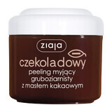 Ziaja Cacaoboter, chocoladereinigingsscrub, grofkorrelig, 200 ml