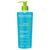 Bioderma Sebium Gel Moussant, Antibacterial Facial Cleansing Gel, combination and acne-prone skin, 500 ml