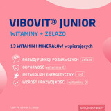 Vibovit Junior Vitaminen en ijzer, voor kinderen vanaf 4 jaar, bosvruchtensmaak, 30 tabletten