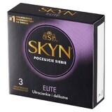 Unimil Skyn ​​​​​​Elite, préservatifs sans latex, ultra-fins, 3 pièces