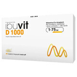 Ibuvit D 1000, vitamine D voor kinderen vanaf 1 jaar, adolescenten en volwassenen, 30 twist-off capsules