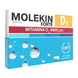 Molekin D3 Forte, vitamine D3 4000 IE, 60 tabletten