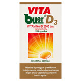 Vita Buer D3, vitamine D 2000 IE, 120 capsules