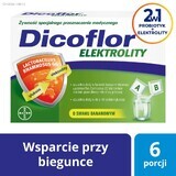 Dicoflor Electrolytes, voor kinderen en volwassenen, bananensmaak, 12 zakjes