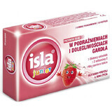 Isla Junior, aardbeiensmaak, 20 zuigtabletten