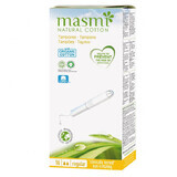 Masmi Natural Cotton, hygiënische tampons van biologisch katoen, Regular, 16 stuks