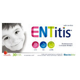 ENTitis Compresse per bambini sopra i 3 anni al gusto di fragola, confezione da 30 pezzi.