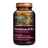 Doctor Life Nattokinase &amp; K2, nattokinase + vitamine K, 60 capsules