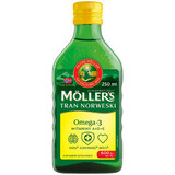 Aliment diététique norvégien de Moller, plus de 3 ans, goût citron, 250 ml