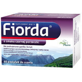Fiorda, goût cassis, 60 pastilles