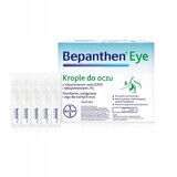 Bepanthen Eye, oogdruppels, 0,5 ml x 10 verpakkingen voor eenmalig gebruik