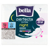 Bella Perfecta Ultra, maandverband met vleugels, extra lang, Night, 7 stuks