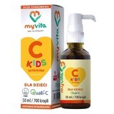 MyVita Vitamine C Kids, Quali-C, druppels voor kinderen vanaf 1 jaar, 50 ml